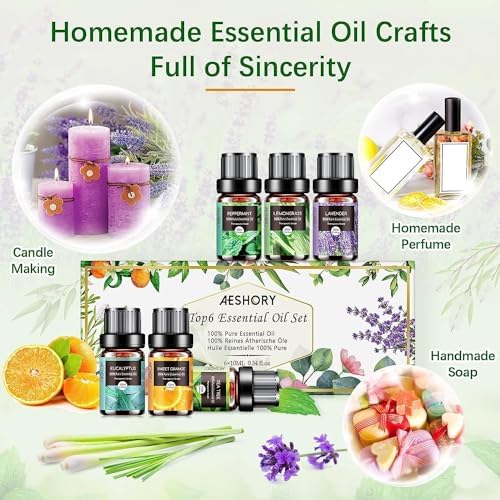 Vue 5 de Aeshory Kit Huiles Essentielles