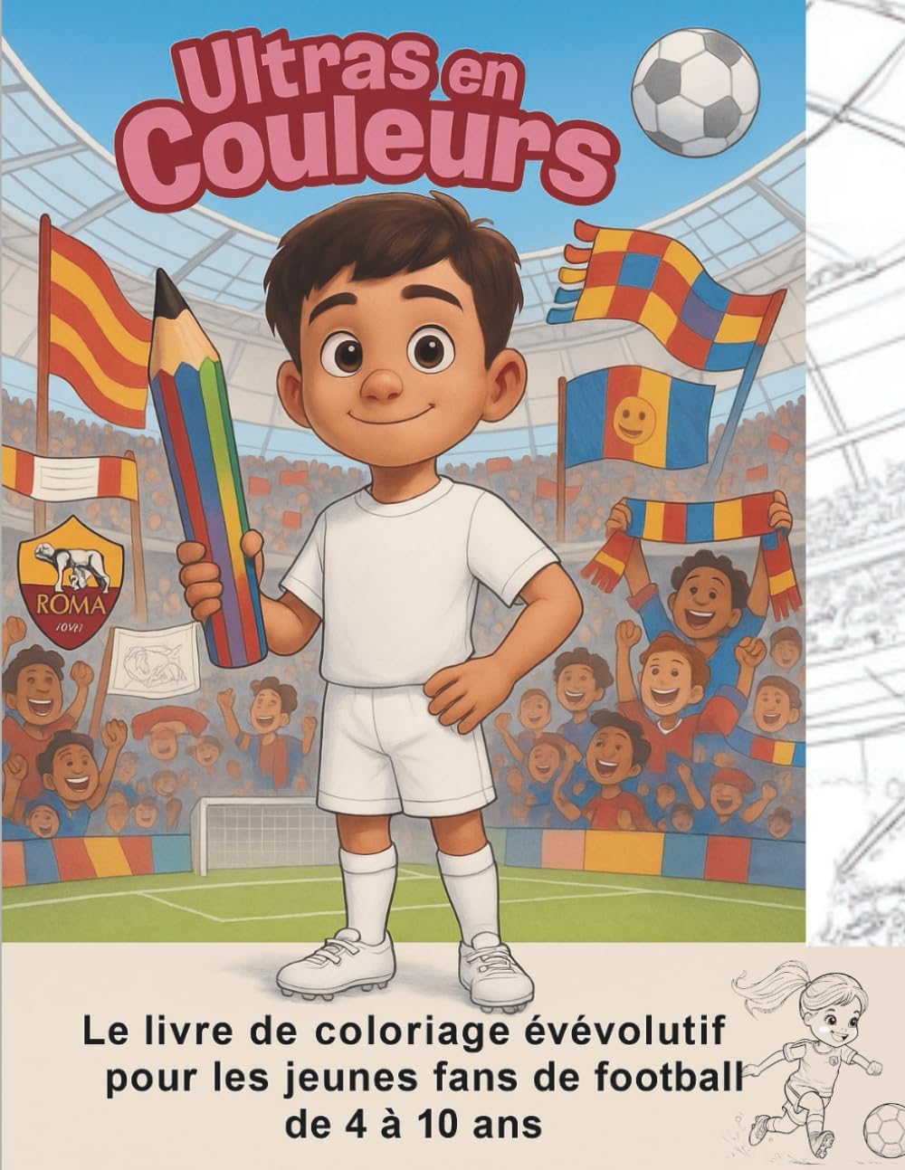 Vue 6 de Coloriage Football Marseille Livre