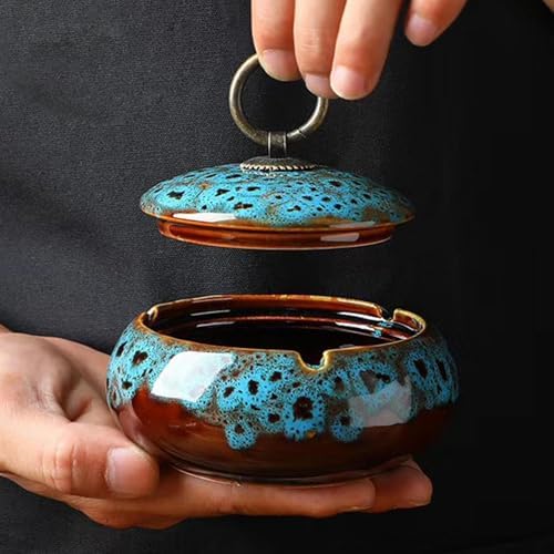 Vue 4 de Cendrier En Ceramique Avec