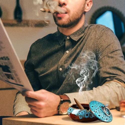 Vue 6 de Cendrier En Ceramique Avec