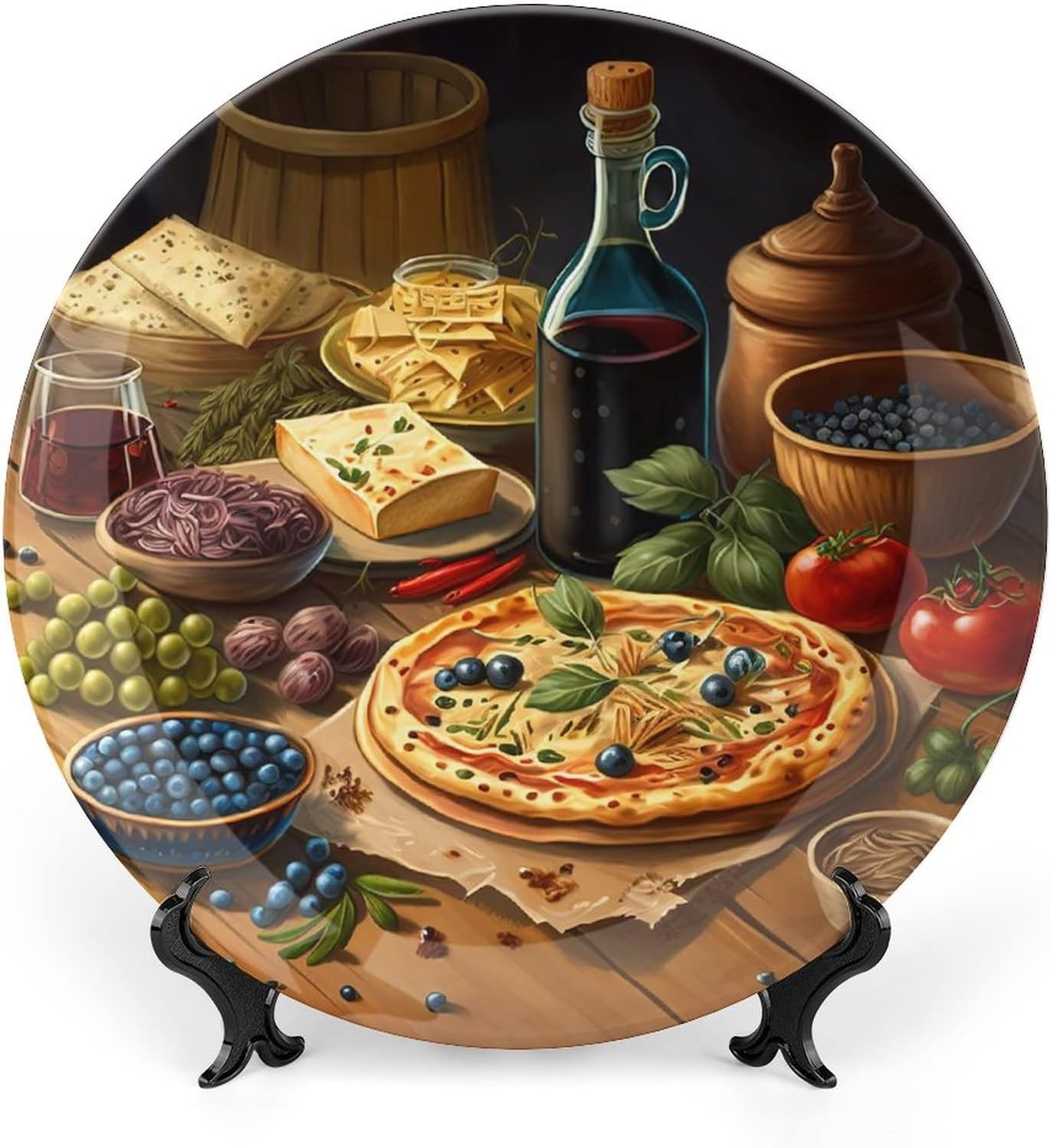 Gokays Assiettes Decoratives Aliments
