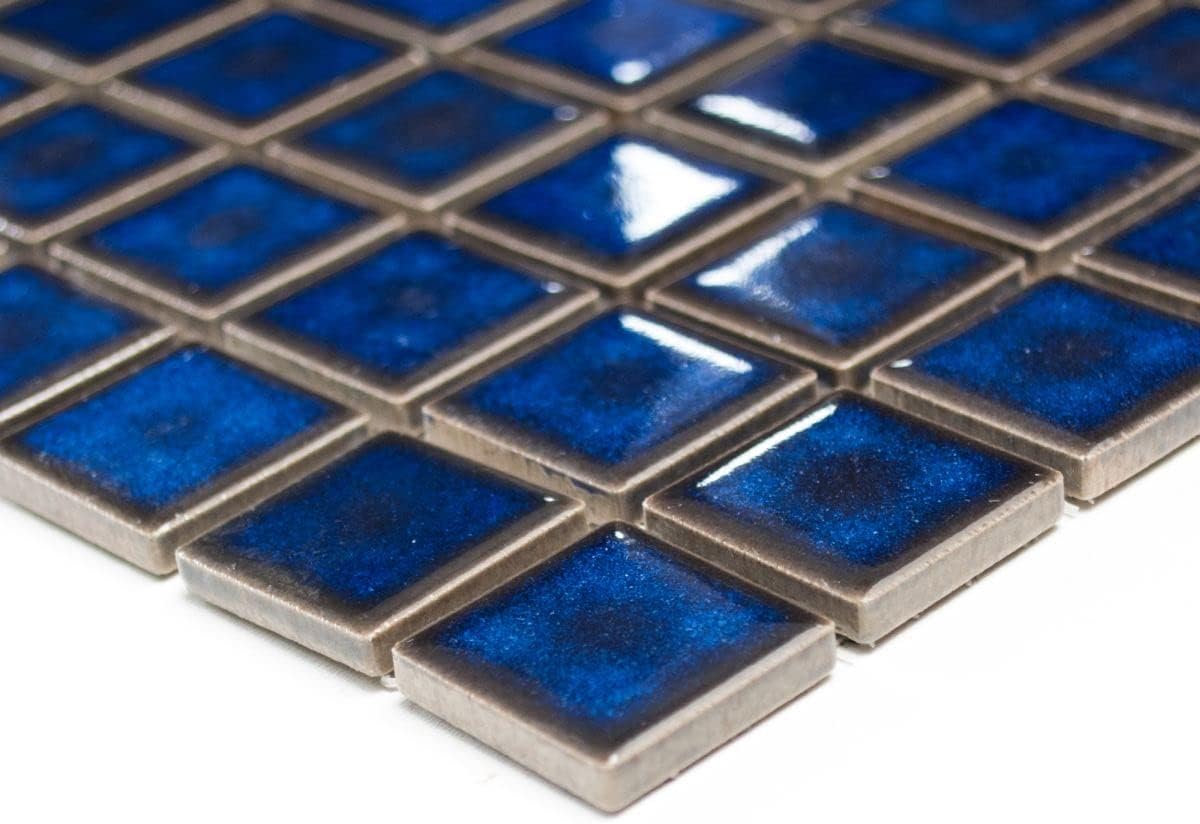 Mosaique En Ceramique Bleu