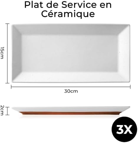 Vue 2 de Miamio Ensemble De Plateaux