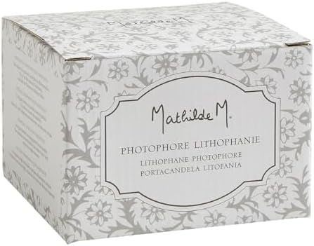 Vue 4 de Photophore Lithophanie Fleurs Majestueuses