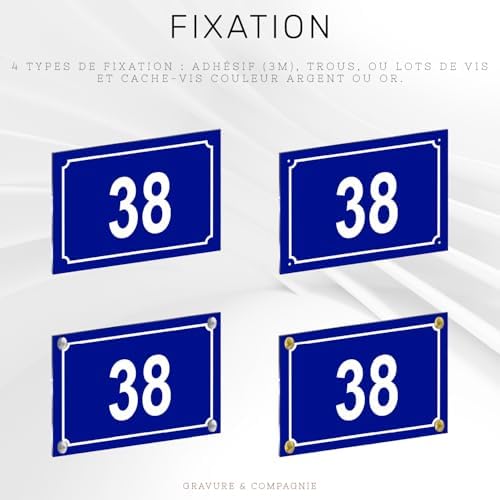 Vue 3 de Numero De Maison Personnalisable