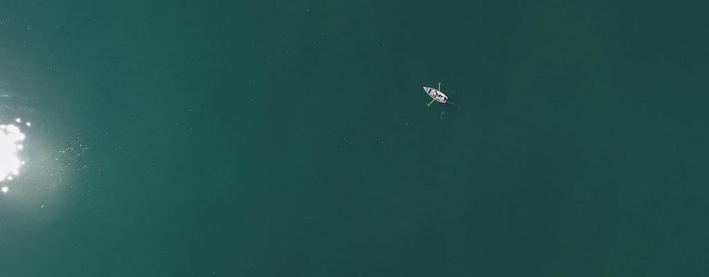 Fishing boats head to the bottom for a catch.