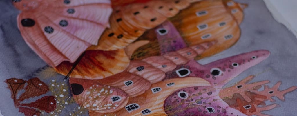 Daydreaming fairies create whimsical scenes.