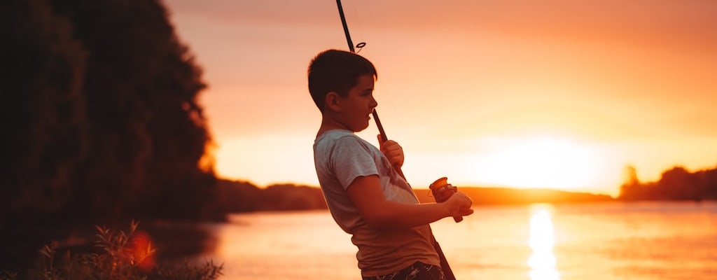 The fishing lure was a deceptive temptation for the fish.