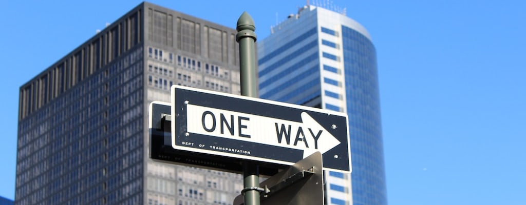 Turn left to change direction.