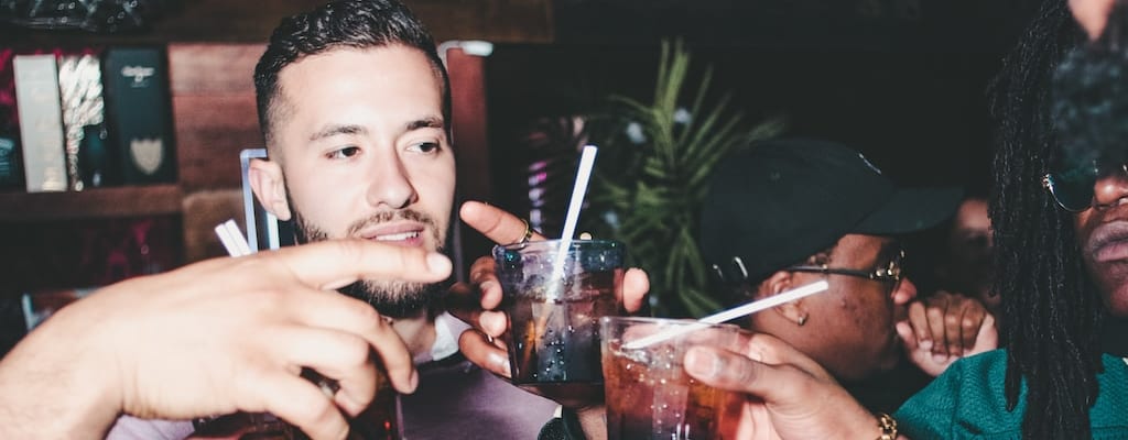 A man wore a necktie to the party.