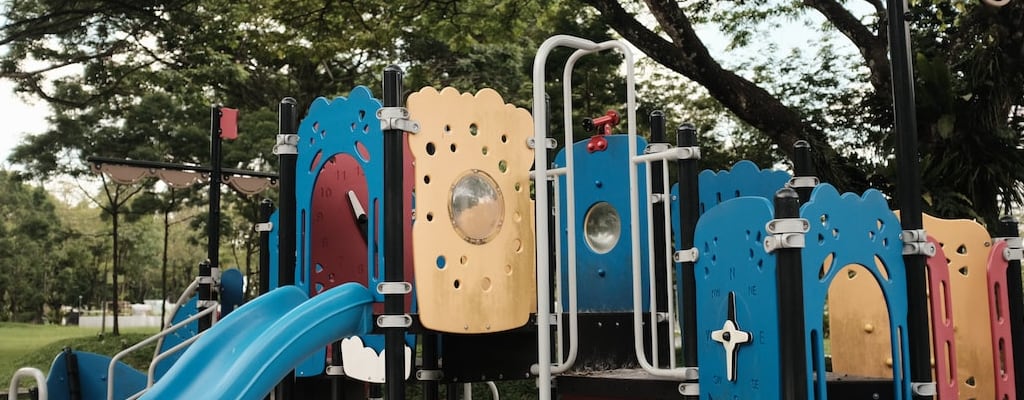 He continued his childish taunt on the playground.