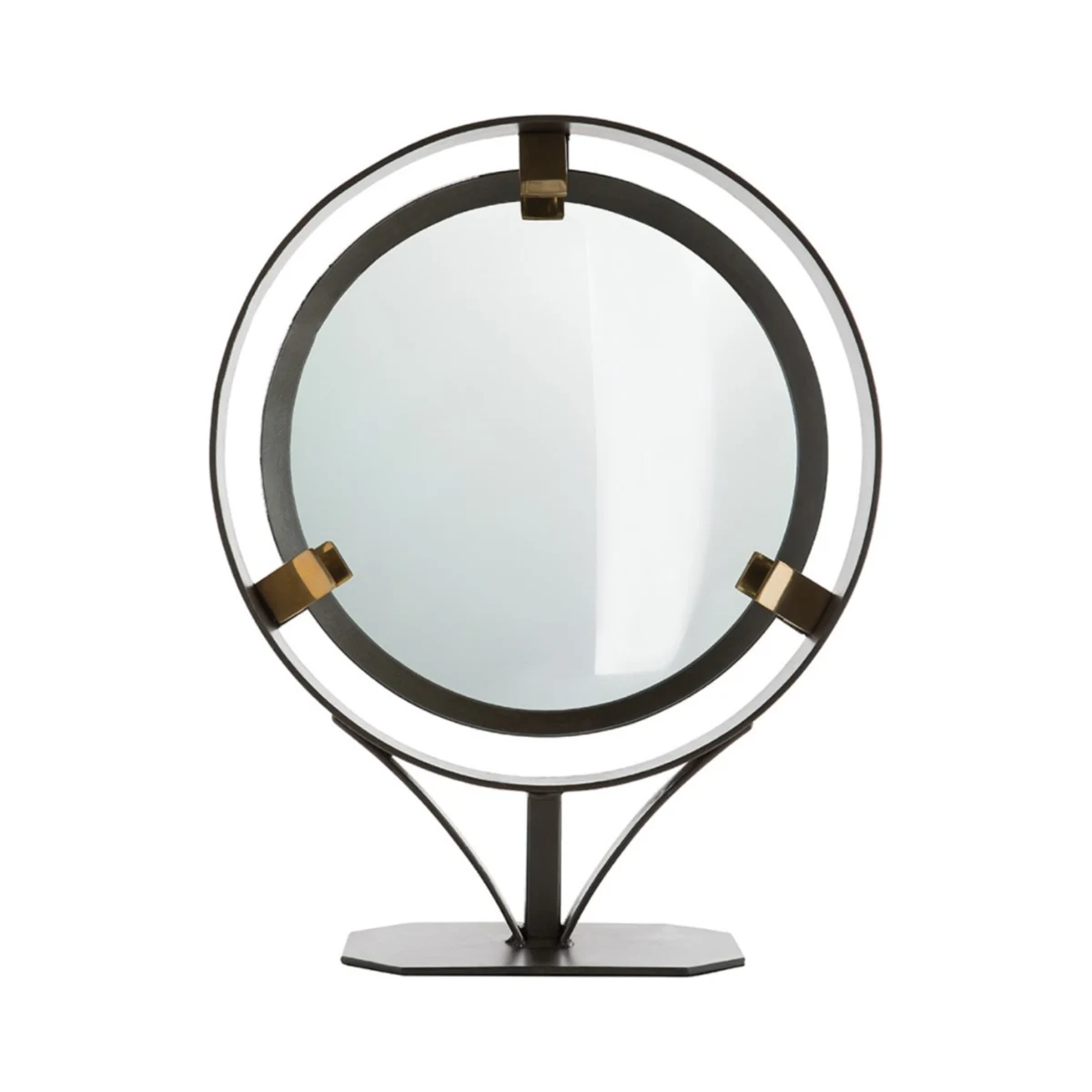 Unique luxury cosmetic mirror industrial style at Luxuria London