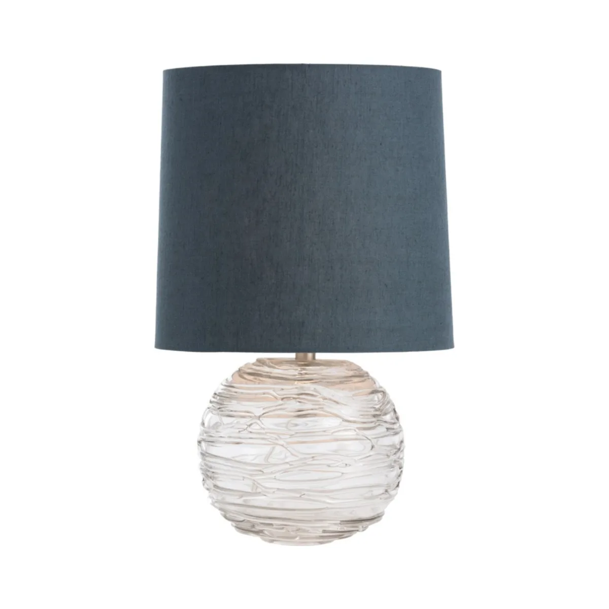 Luxury textured Glass vase lamp from Luxuria London