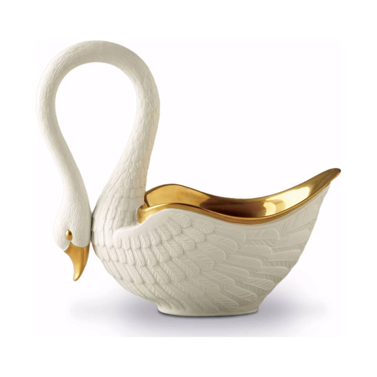 Luxury accessory Swan bowl handmade in London Workshop by Luxuria London