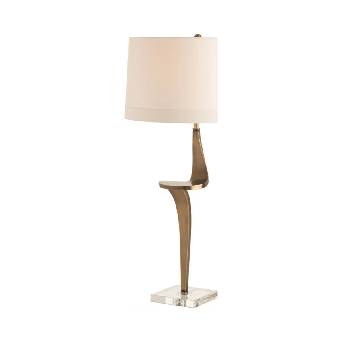 Luxury brass metal stand desk lamp from Luxuria London