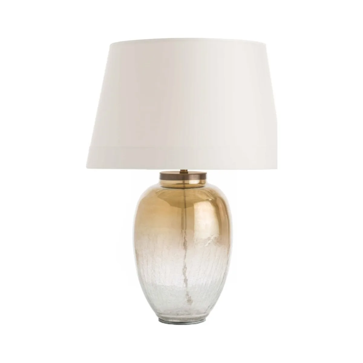 Beautiful Glass vase lamp from Luxuria London