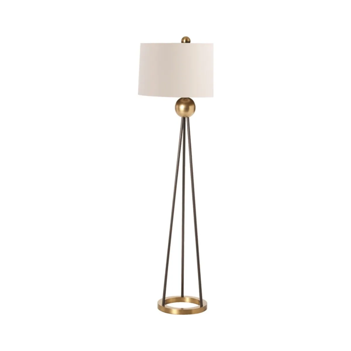 Luxury lighting brass and gold metal floor lamp by Luxuria London