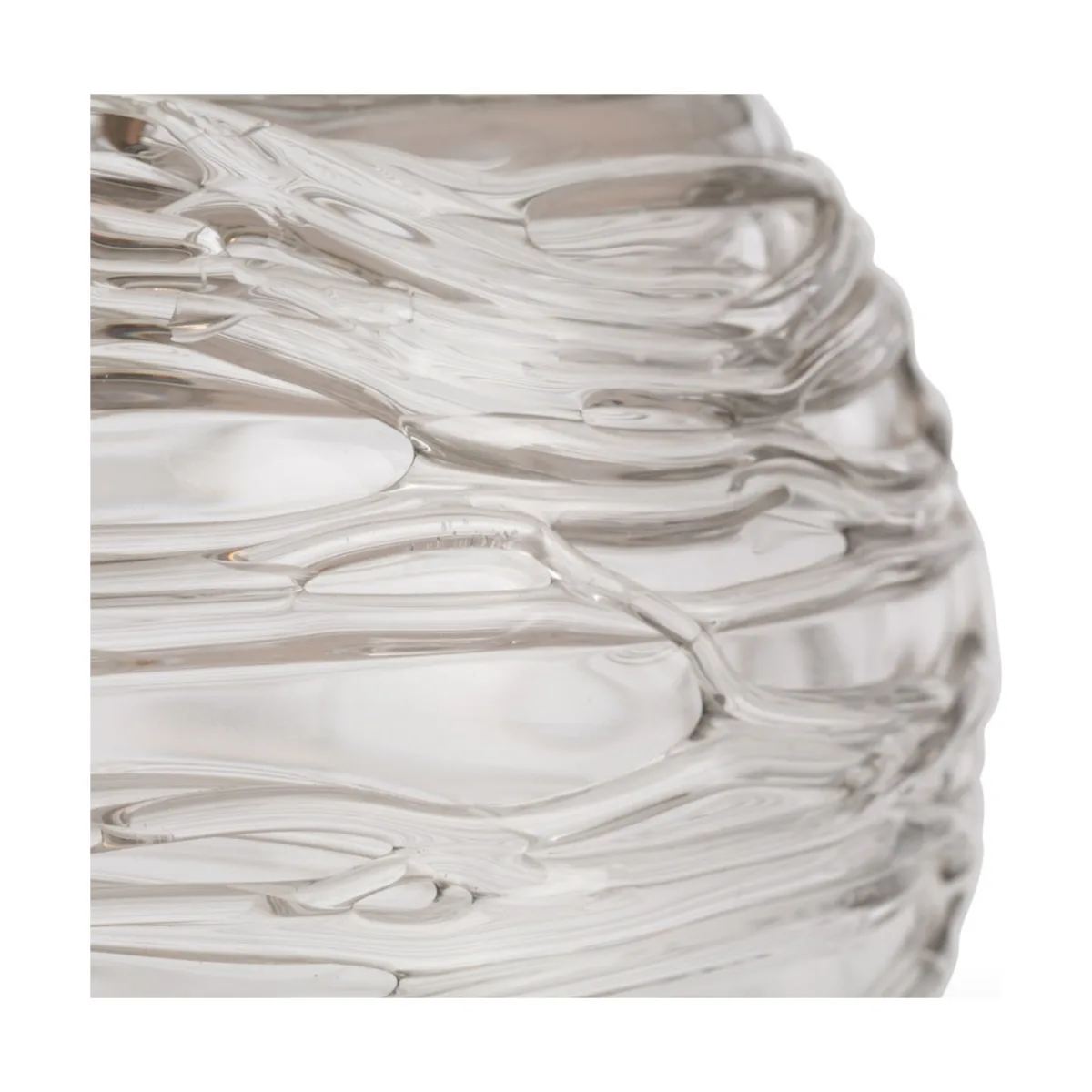 Luxury textured Glass vase lamp from Luxuria London