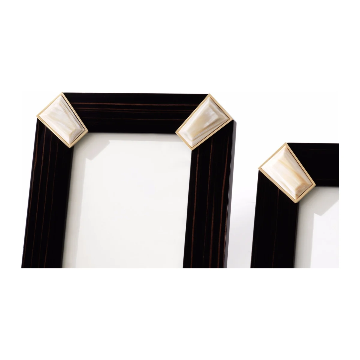 Luxury accessory Pearl photo frame handmade in London Workshop by Luxuria London