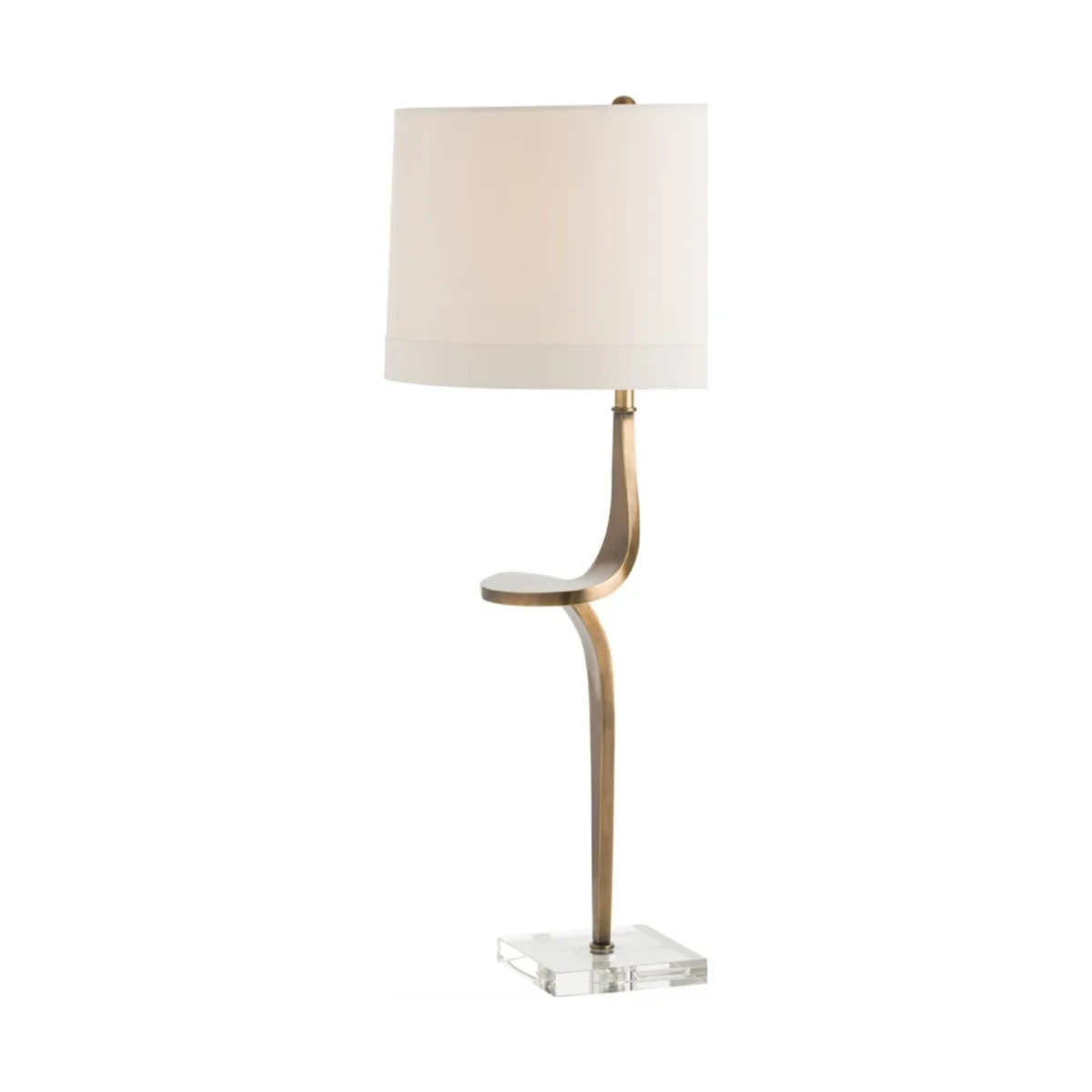 Luxury brass metal stand desk lamp from Luxuria London