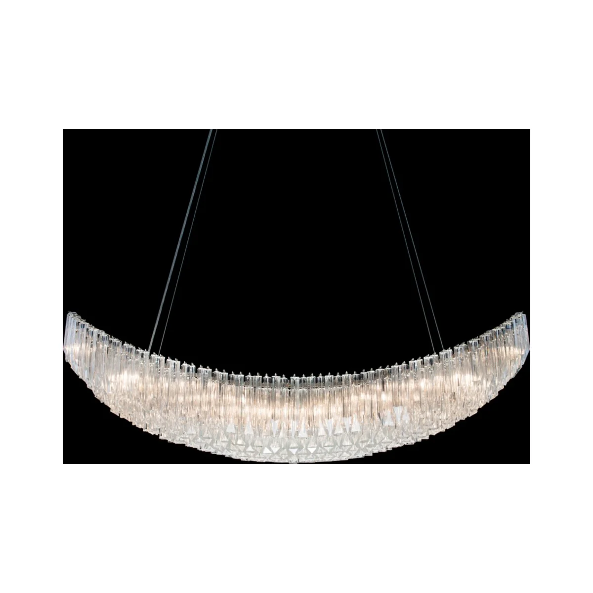 Amazing Designer luxury chandelier with silver and glass detailing from Luxuria London