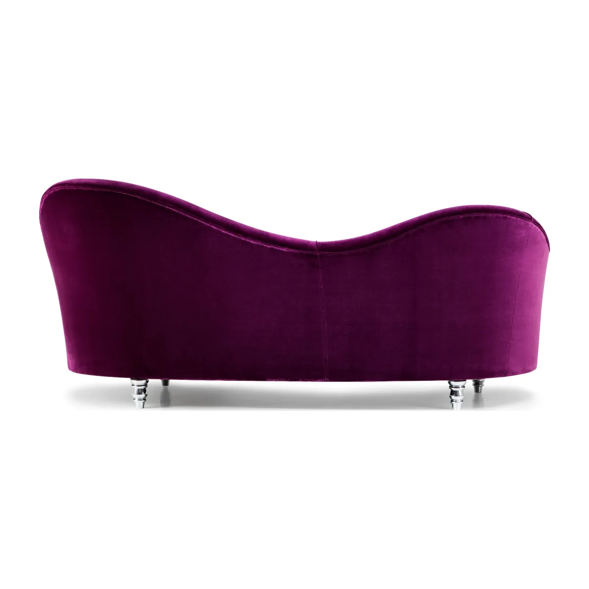 Luxury purple velvet Rayman sofa by Luxuria London