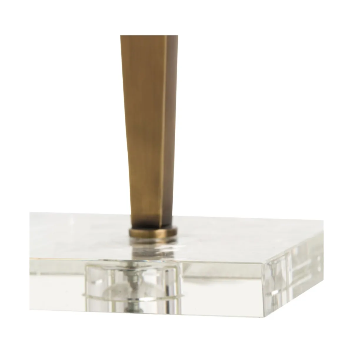 Luxury brass metal stand desk lamp from Luxuria London