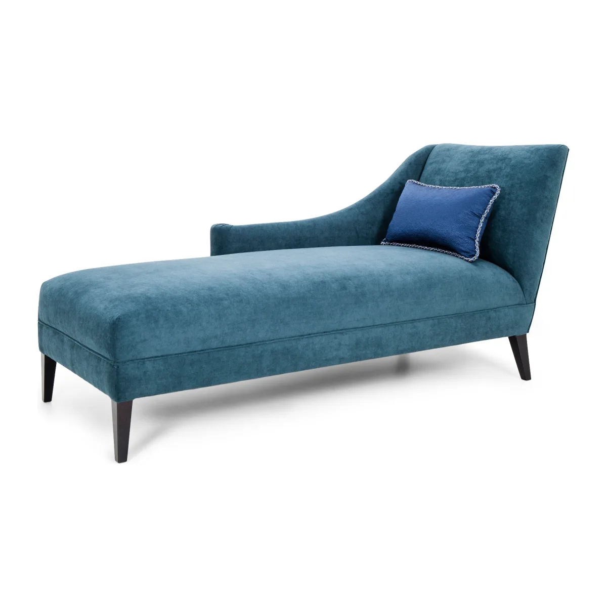 Luxury blue Connel Chaise by Luxuria London