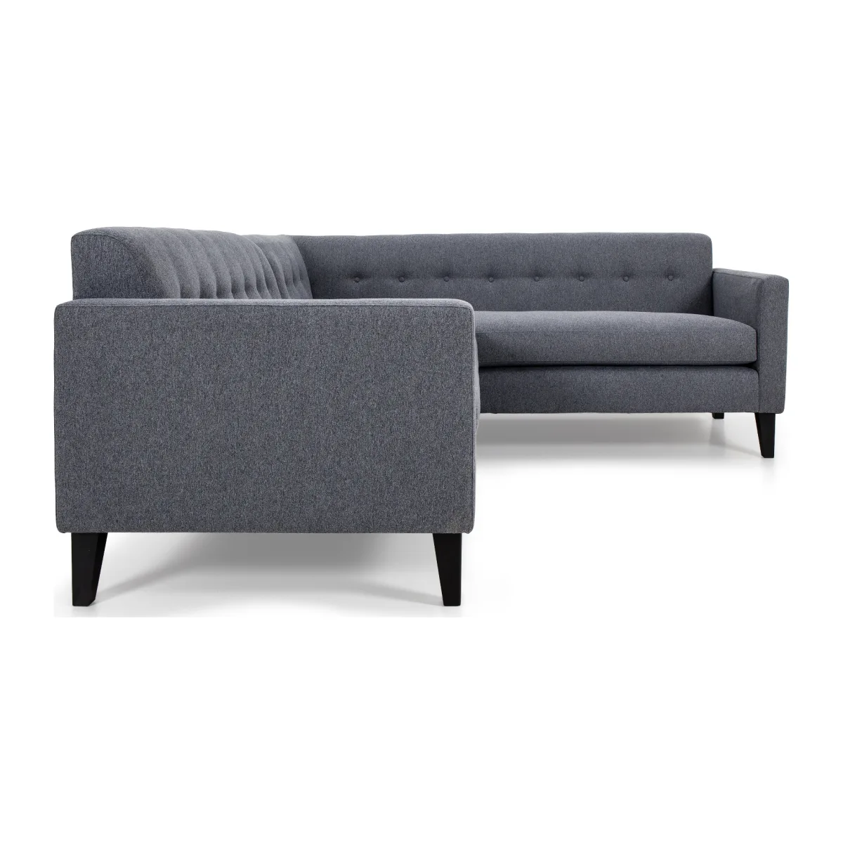 Luxury grey Meshal corner sofa by Luxuria London