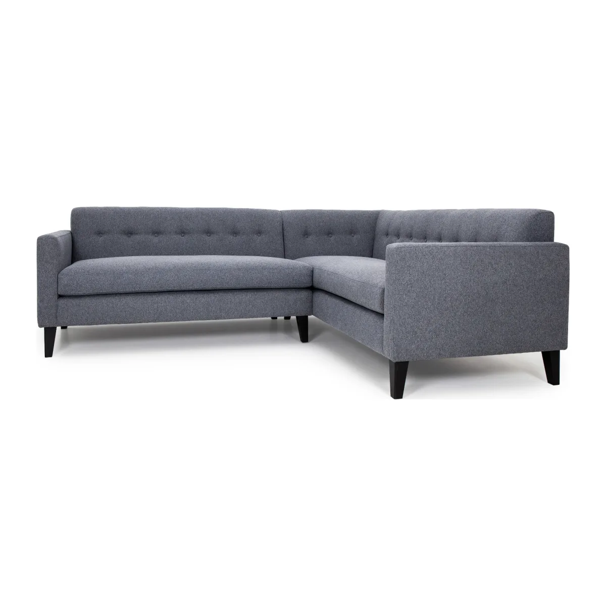 Luxury grey Meshal corner sofa by Luxuria London