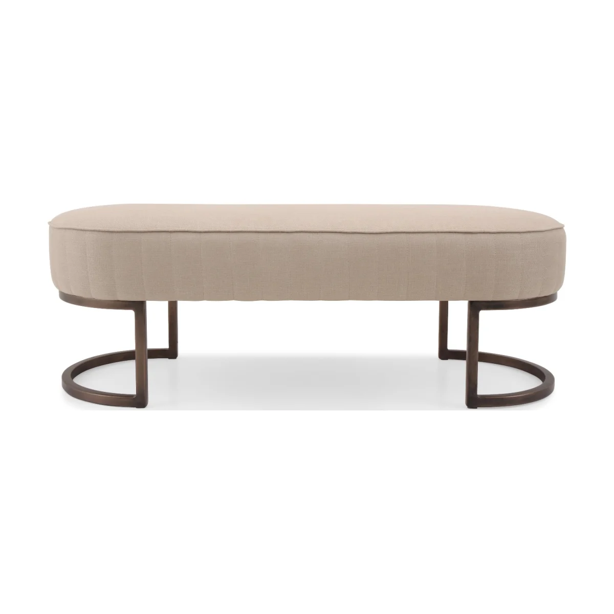 Luxury Stanmore cream bench furniture by Luxuria London