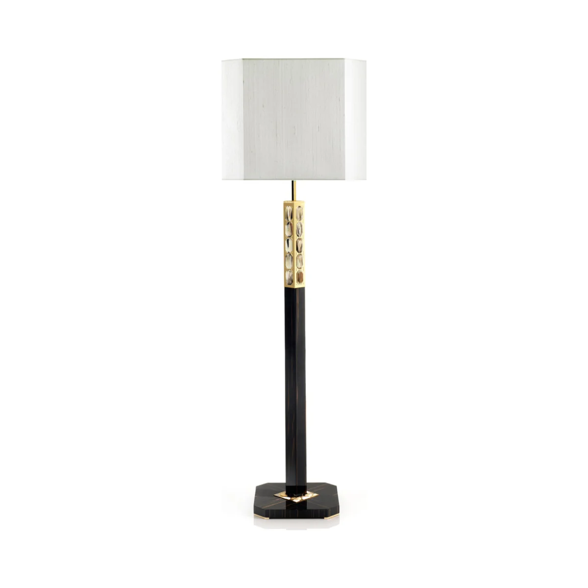 Luxury furniture Lamp with gold detailing at Luxuria London