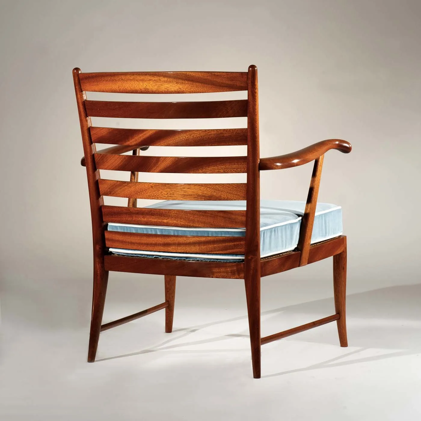 1955 Blue Armchair by Paolo Buffa