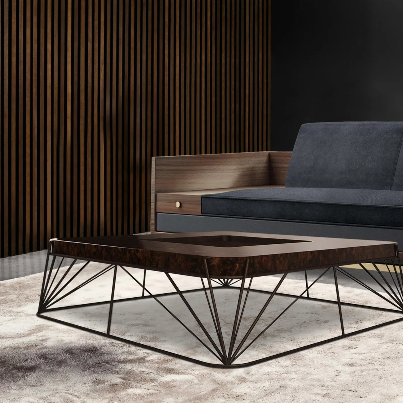 Judd Walnut Center Table