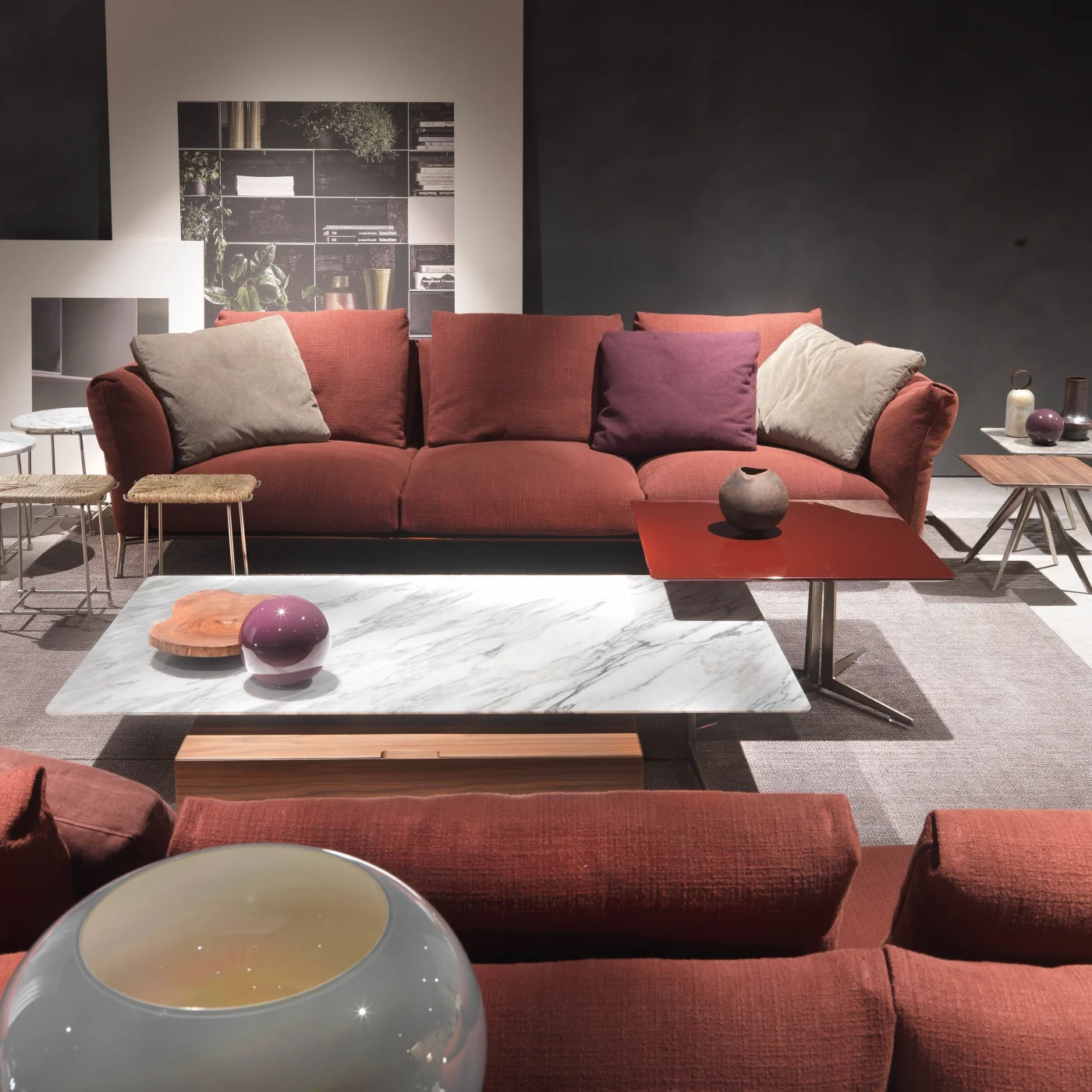 3 Seater Fabric Sofa Ambroeus