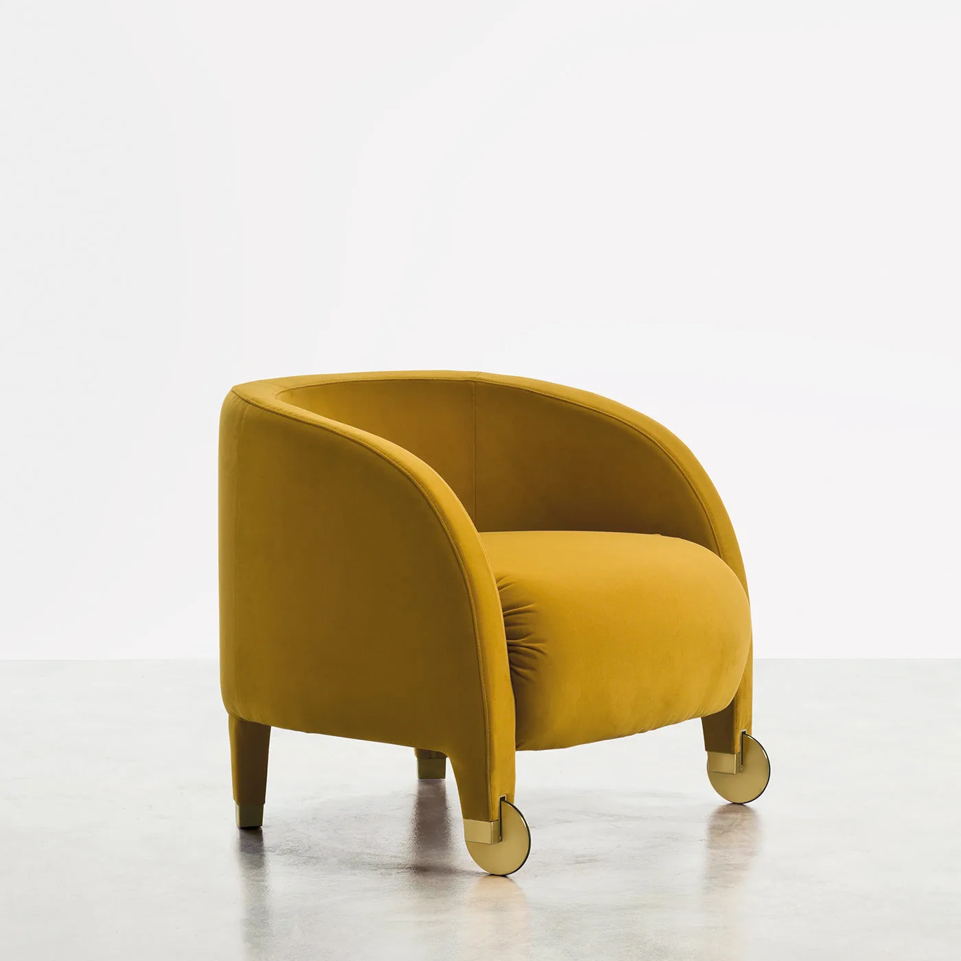 Adele Yellow Accent Chair By Dainelli Studio