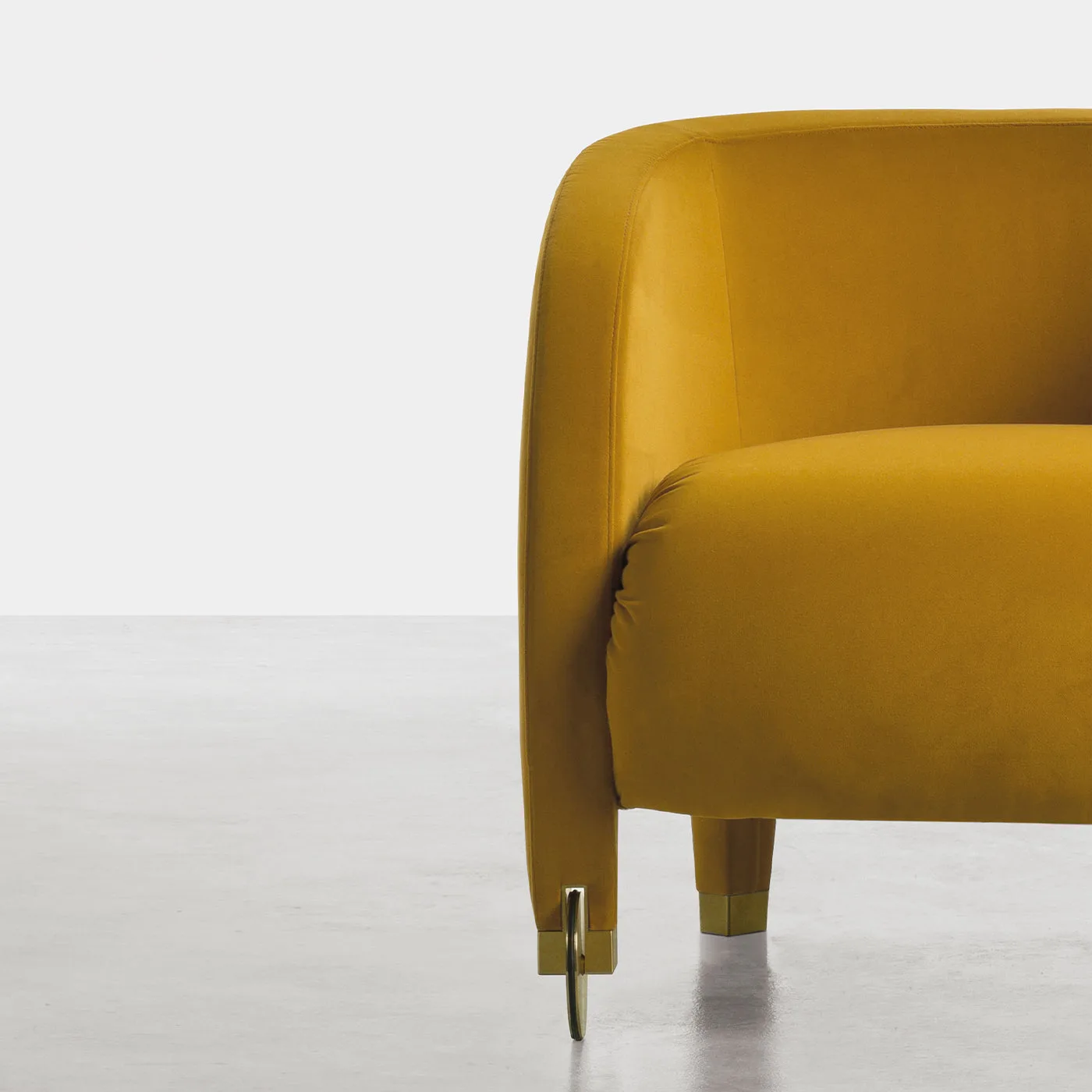 Adele Yellow Accent Chair By Dainelli Studio