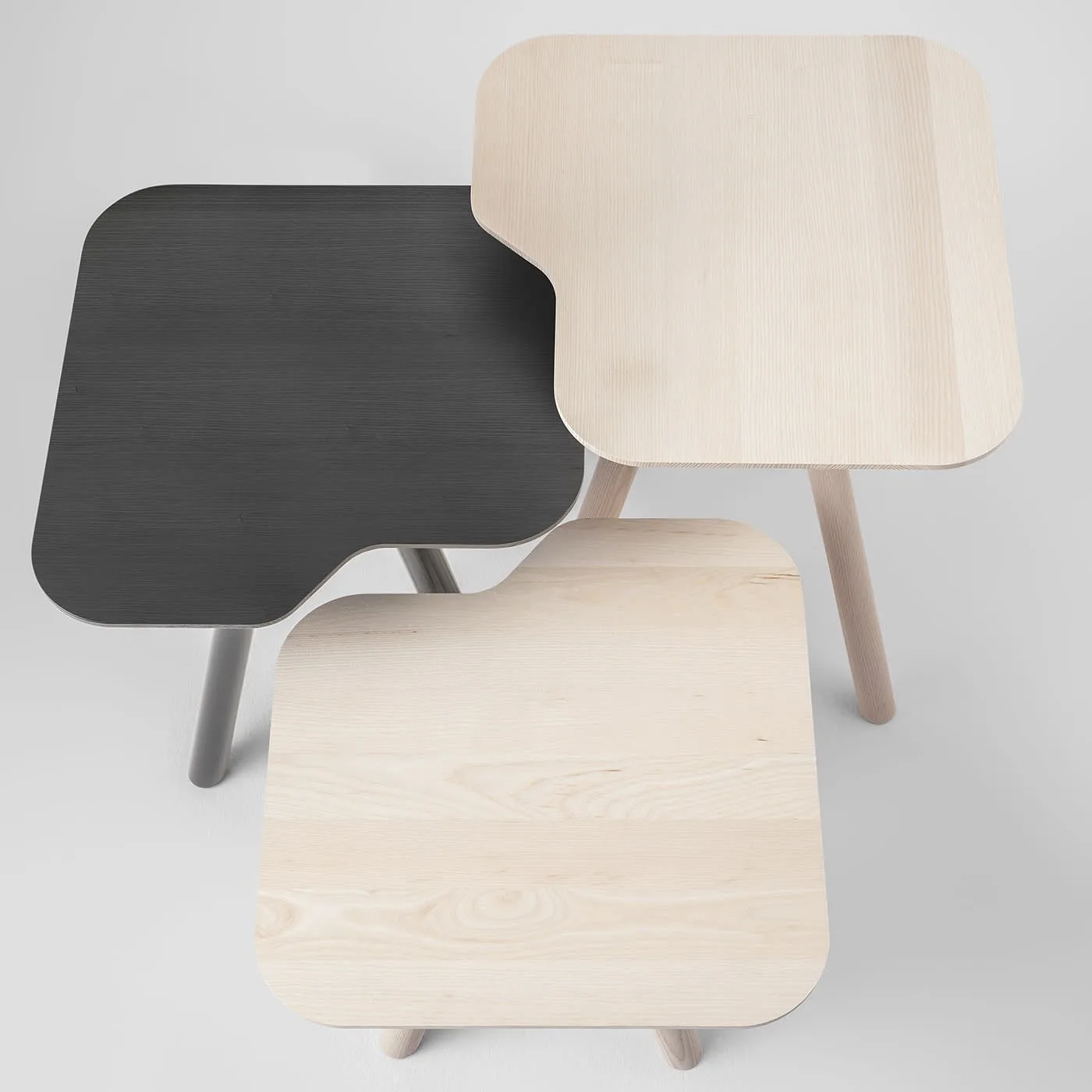 Aky Small Black Coffee Table By Emilio Nanni