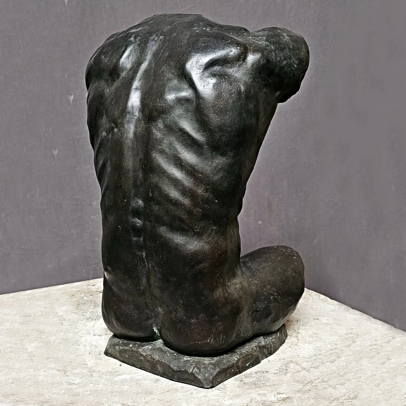Alan Torso Bronze Sculpture