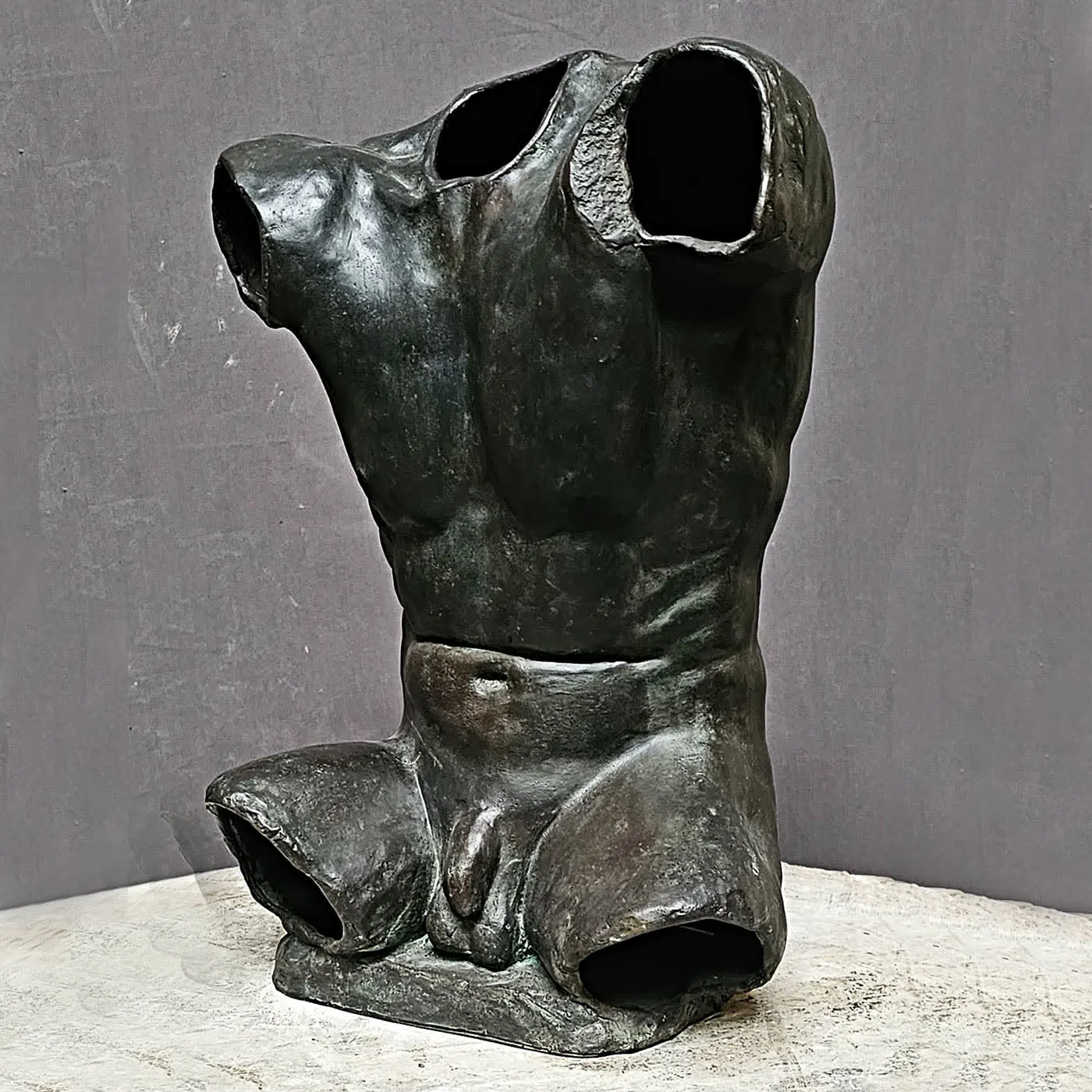 Alan Torso Bronze Sculpture