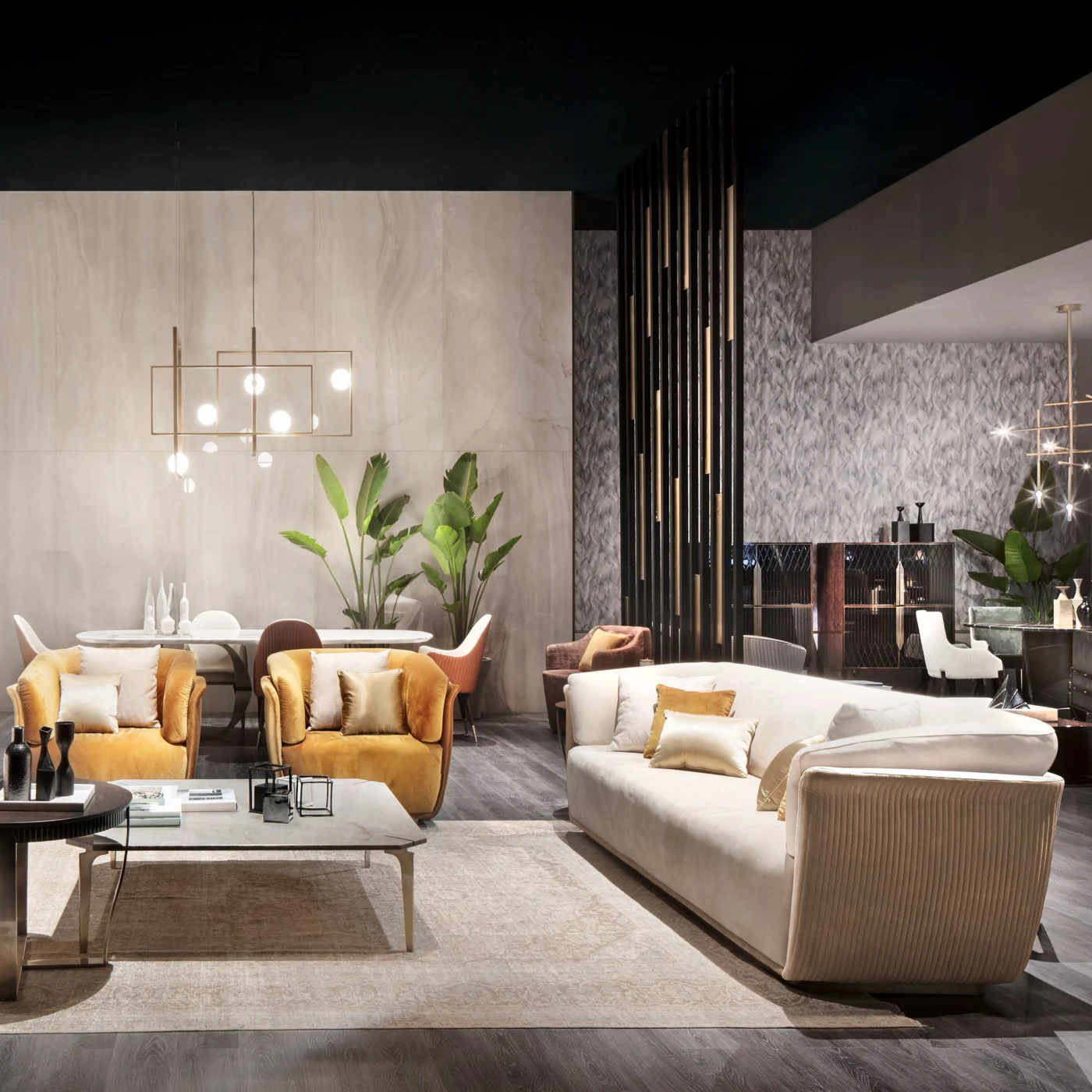 Allure Upholstered Fabric Armchair With Armrests