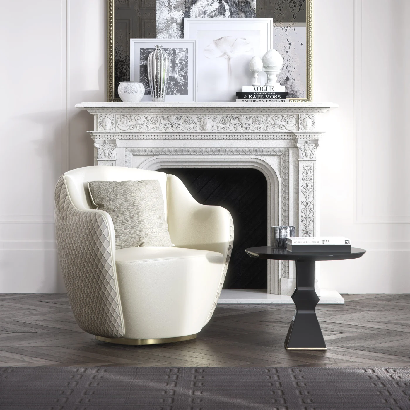 Alma Round Wooden Coffee Table