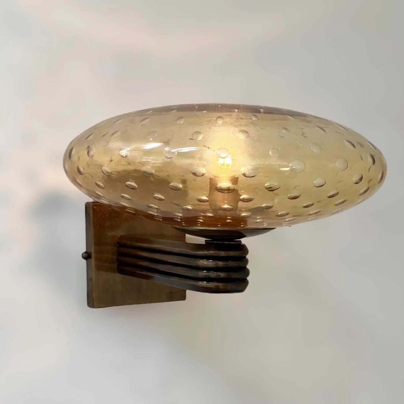 Amber Deco Sconce