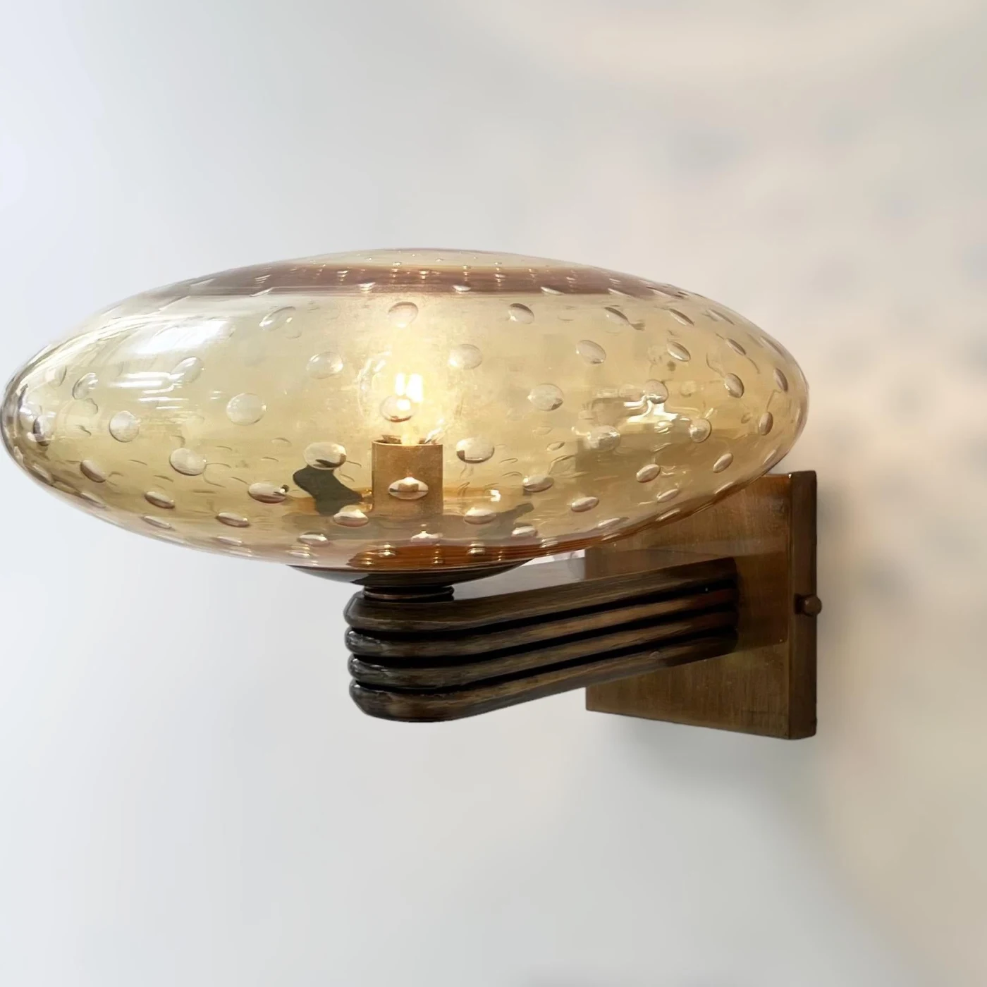 Amber Deco Sconce