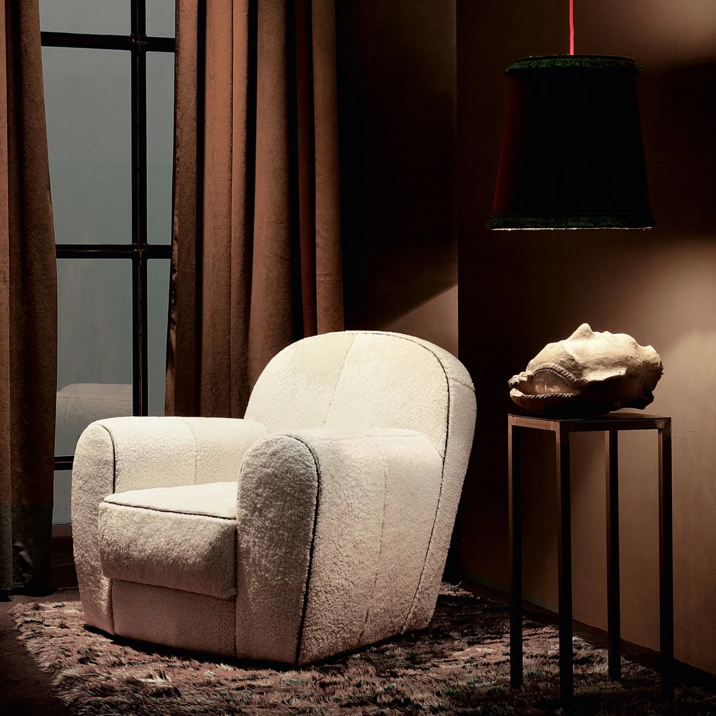 Amburgo White Mouton Baby Chair By Paola Navone