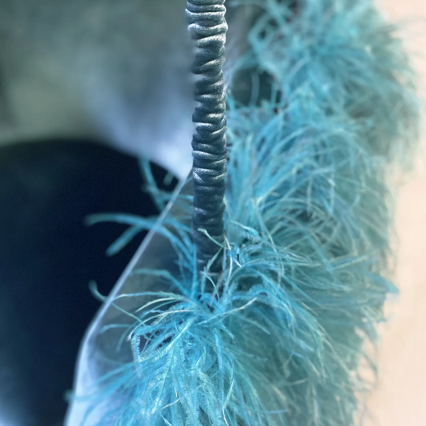 Aqva Swing Velvet Armchair