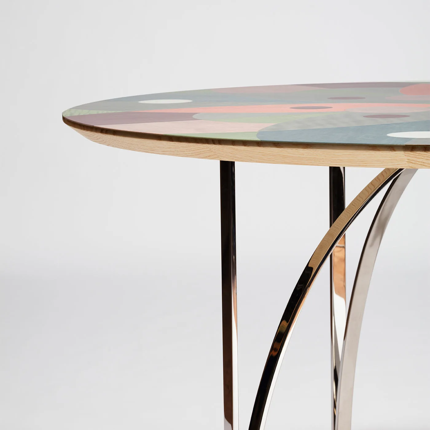 Archie Collection Colored Veneered Dining Table