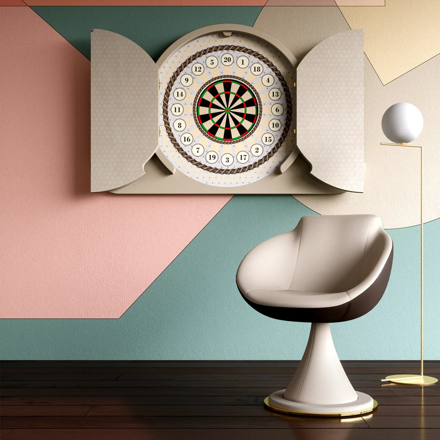 Argo 20 Dartboard Cabinet