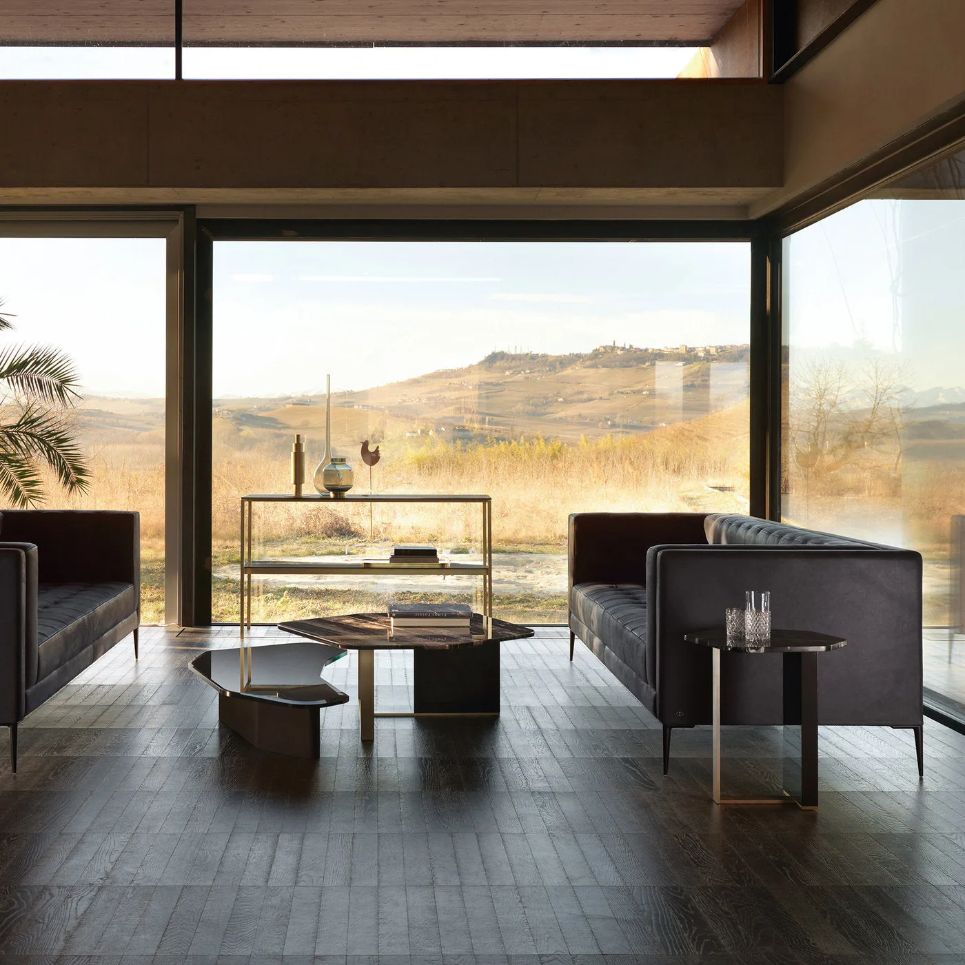 Argo Modern Black Coffee Table