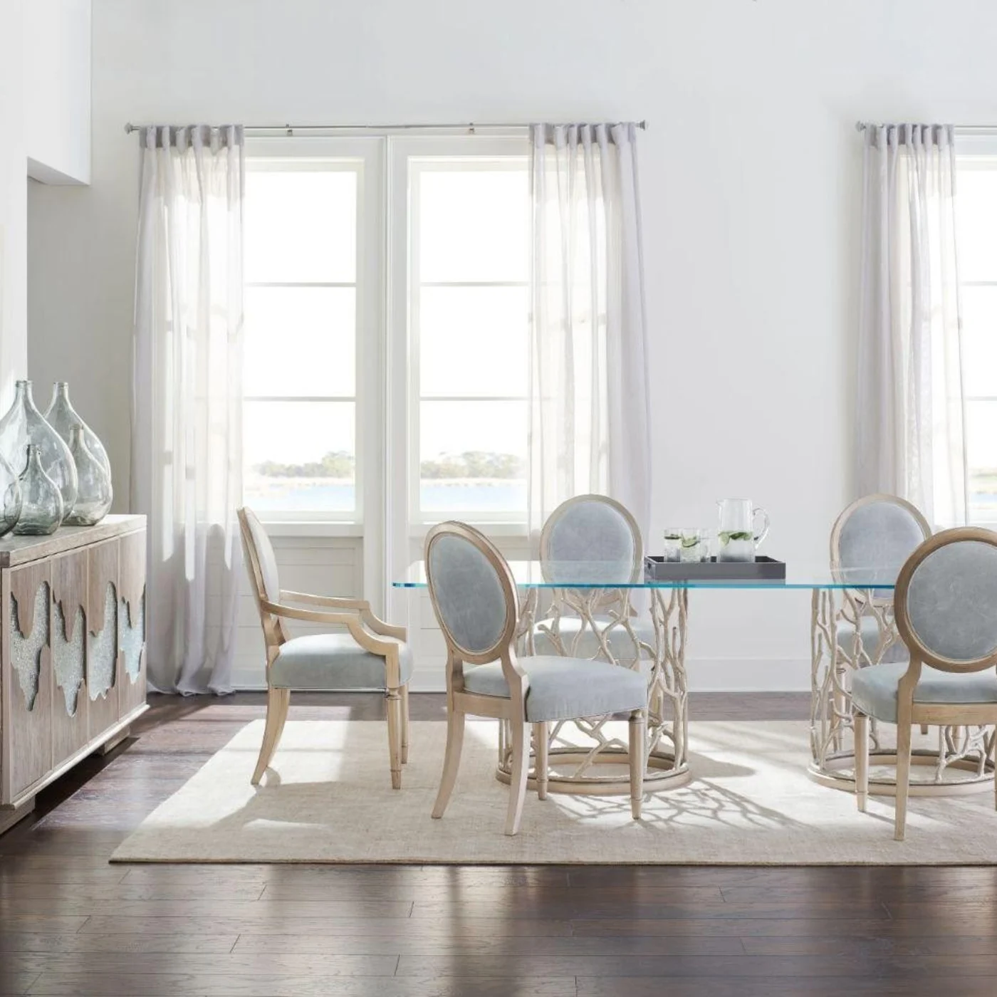 Around The Reef Rectangular Dining Table